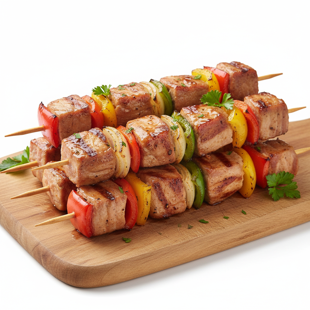 Brochettes cerdo