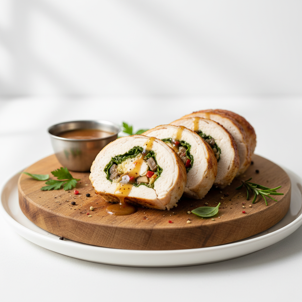 Arrollado pollo