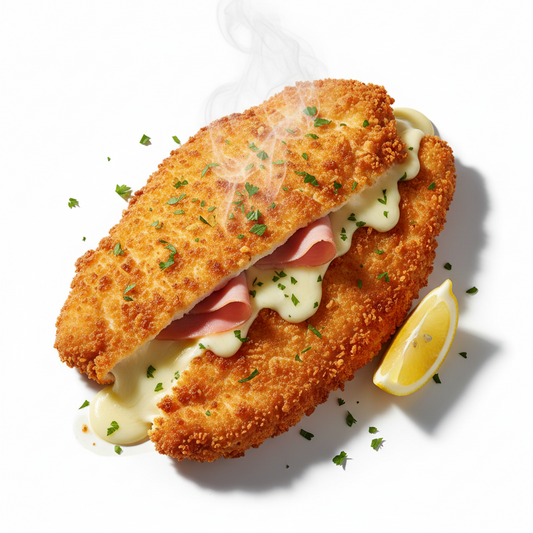 Milanesa pollo rellena