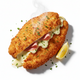 Milanesa pollo rellena